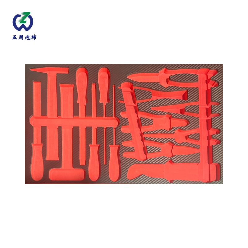 紅色工具套裝 EVA 內襯：高強度支撐的工業(yè)防護方案