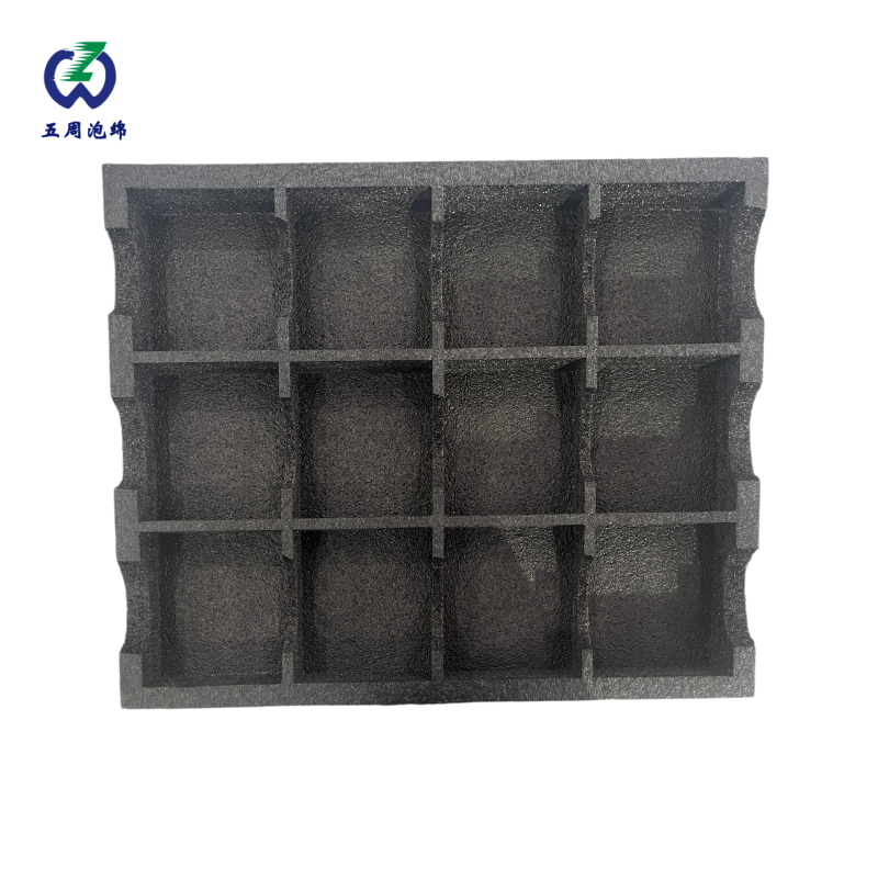 十二格黑色珍珠棉內(nèi)襯：多件裝產(chǎn)品的標準化批量防護方案