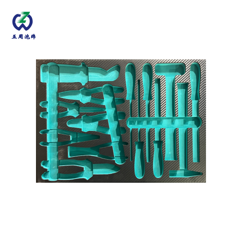 青綠色工具套裝 EVA 內(nèi)襯：耐候防護(hù)的戶外作業(yè)方案