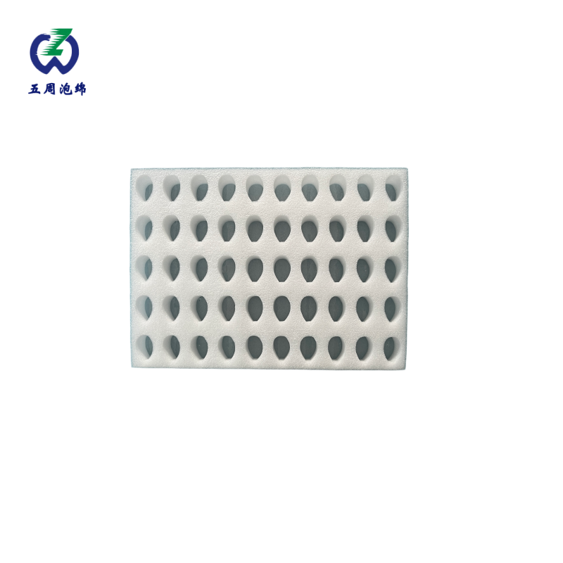 橢圓孔白色珍珠棉托盤：小型瓶罐的批量防碎防護(hù)方案