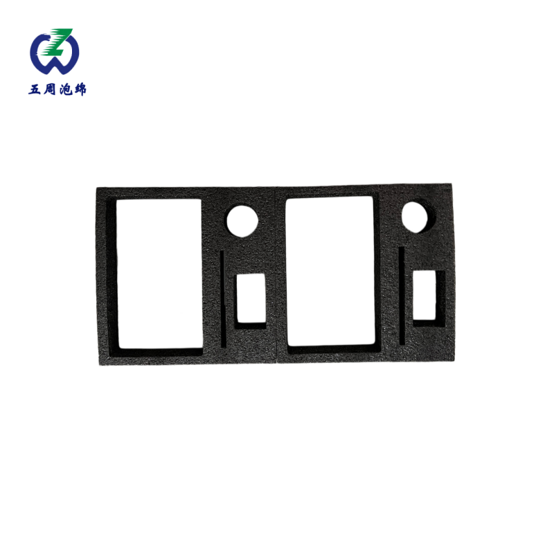 雙腔對稱黑色珍珠棉內(nèi)襯：電子組件的模塊化分隔與防靜電方案